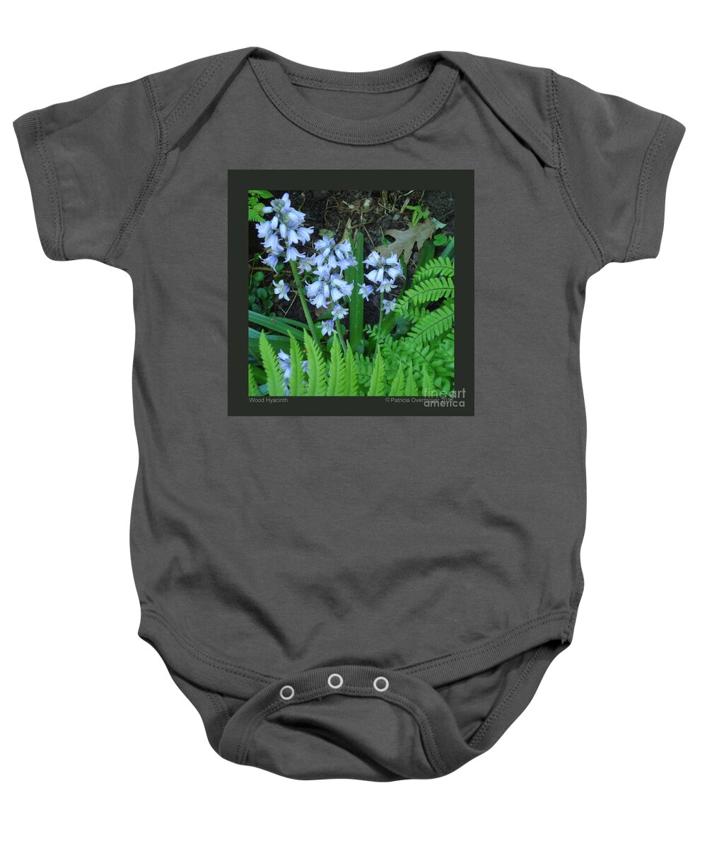 Flower Baby Onesie featuring the photograph Wood Hyacinth by Patricia Overmoyer