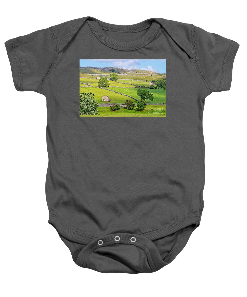 Yorkshire Baby Onesie featuring the photograph Yorkshire Dales by Martyn Arnold