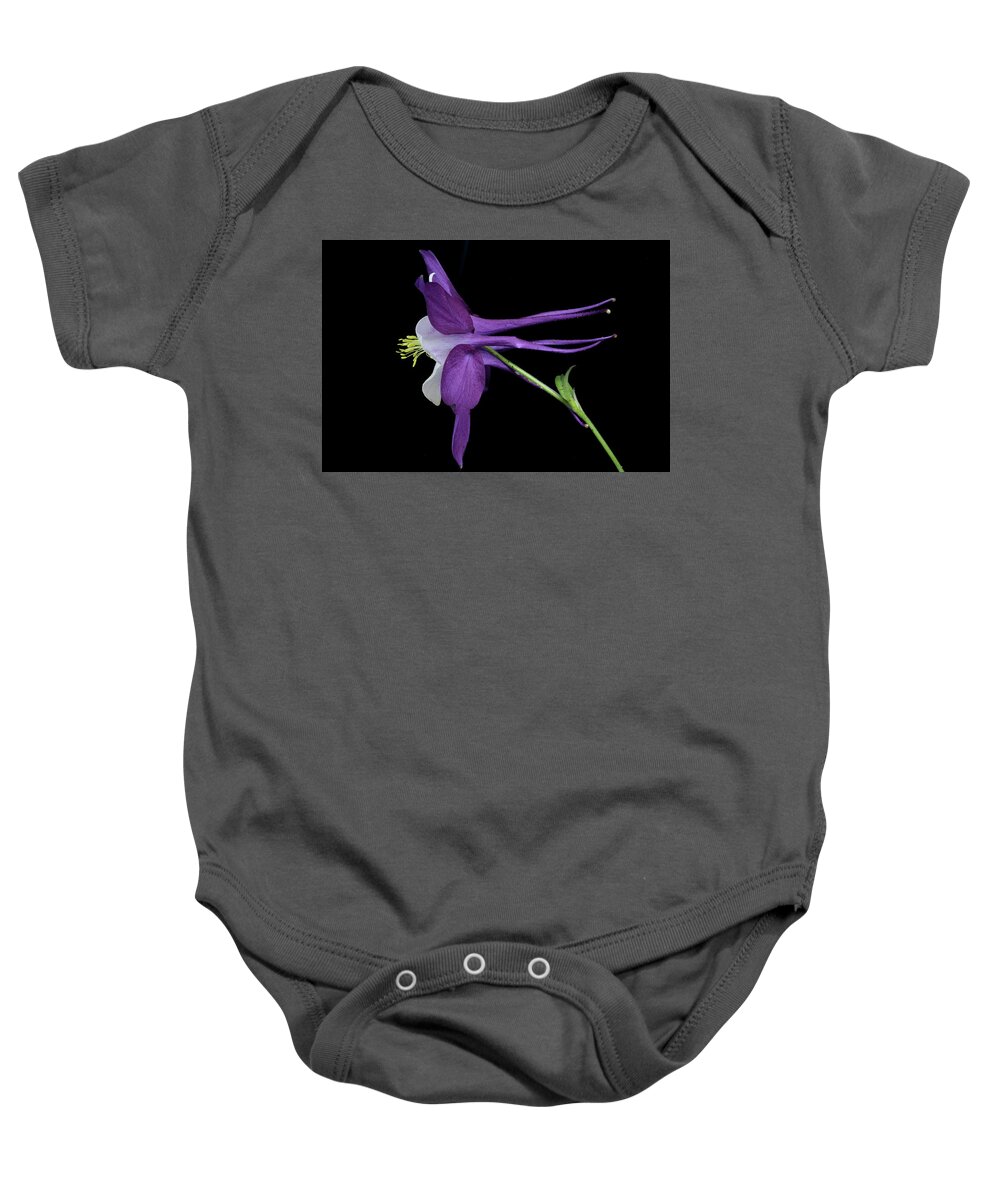 Floral Baby Onesie featuring the photograph Columbine 781 by Julie Powell