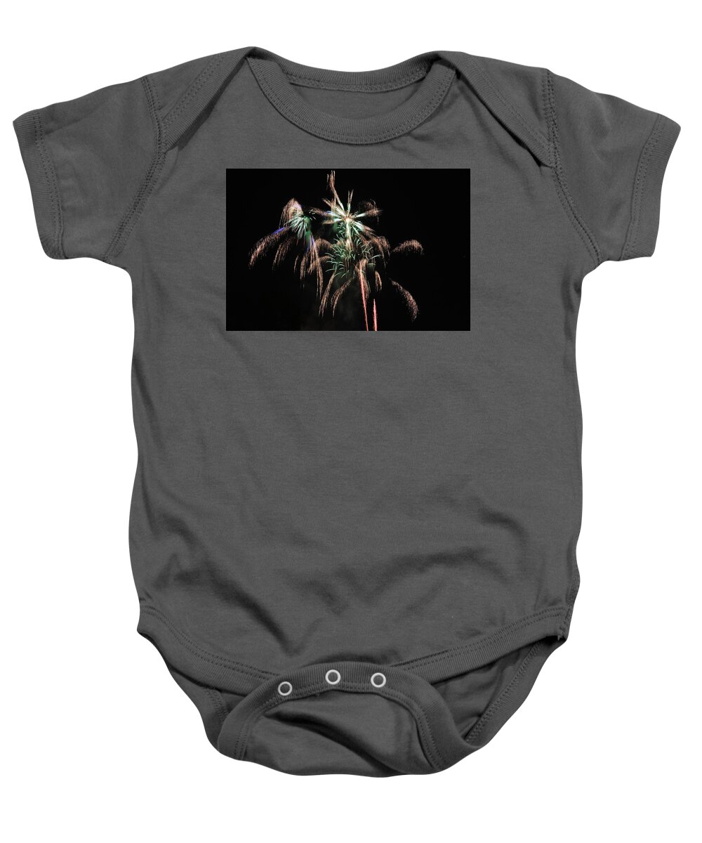 Firework Baby Onesie featuring the photograph Fireworks Celebration #1 by Amazing Action Photo Video