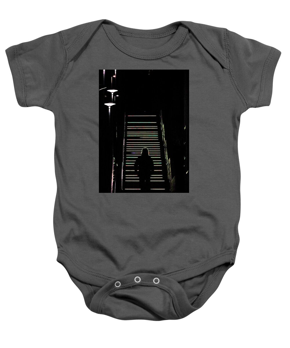 Abstract Baby Onesie featuring the photograph Inception #1 by Alexander Farnsworth