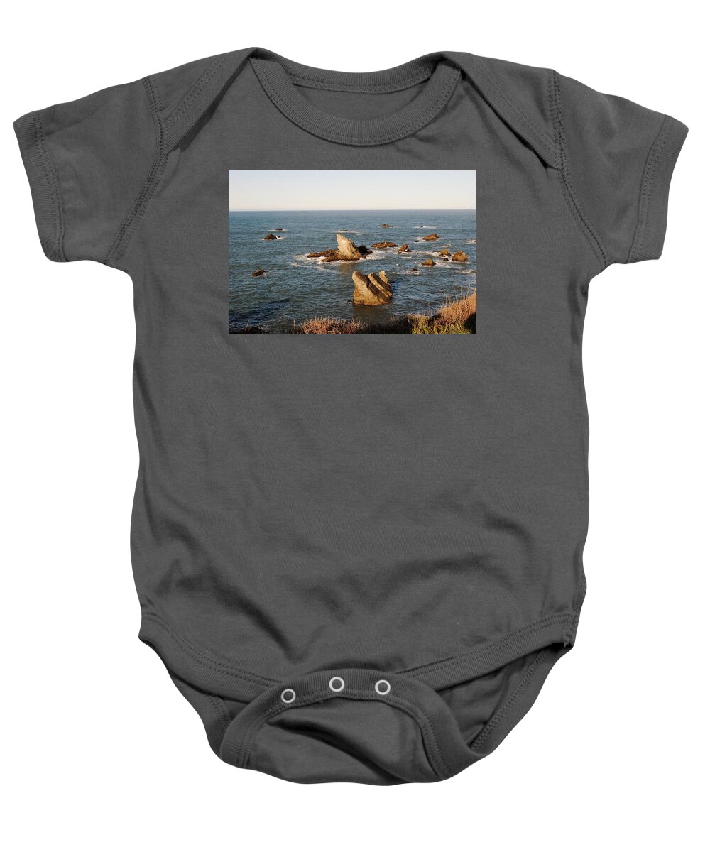 Coast Baby Onesie featuring the photograph Looking West #1 by Steven Wills