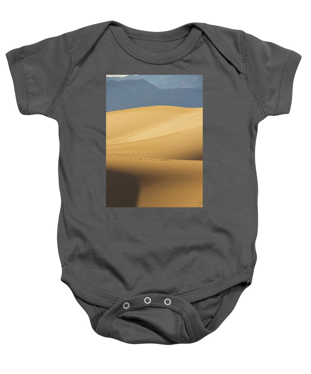 Mesquite Dunes Baby Onesie featuring the photograph Mesquite dunes sunset #1 by Kunal Mehra
