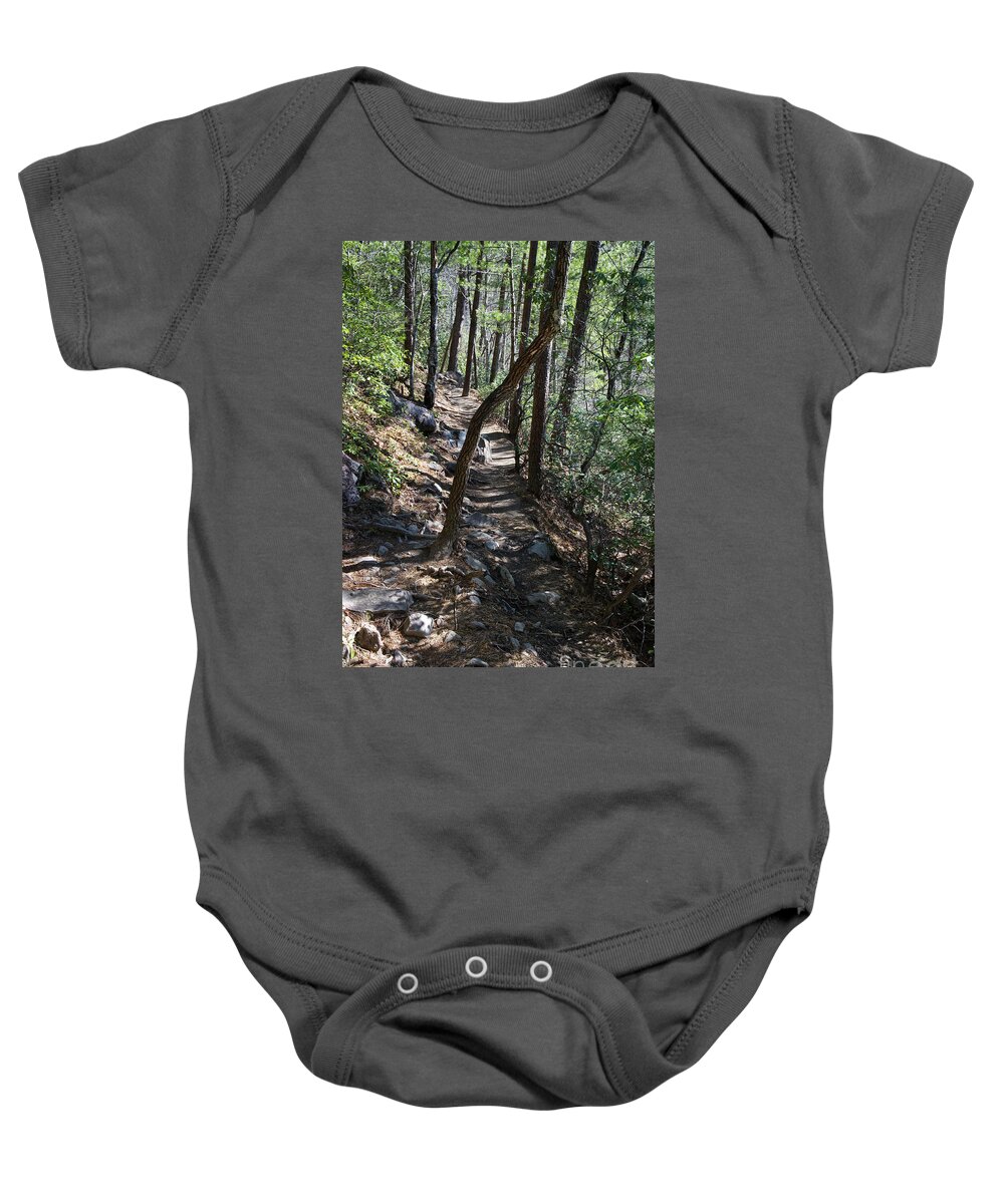 Tennessee Baby Onesie featuring the photograph On the Trail #1 by Phil Perkins