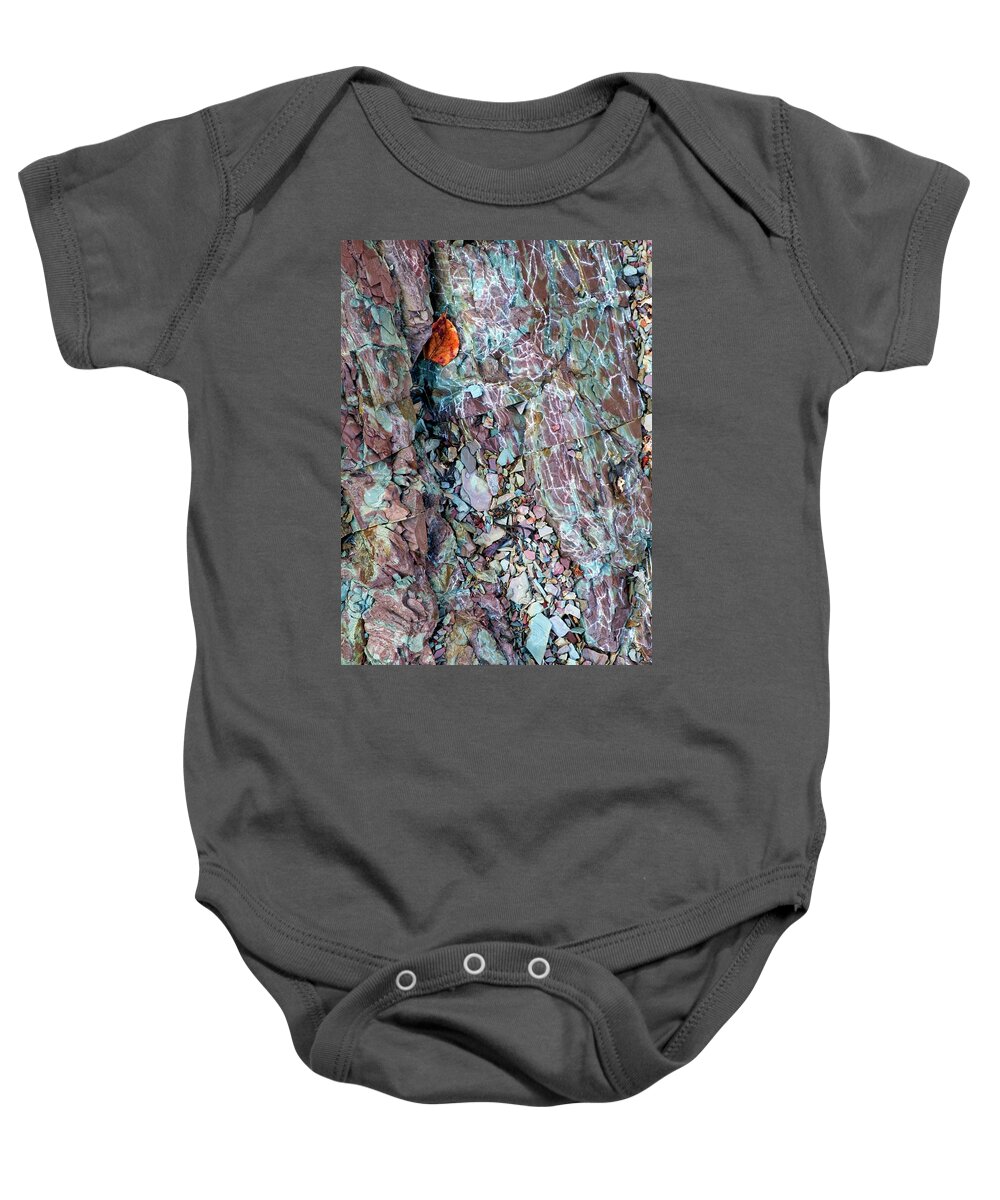 Rocks Baby Onesie featuring the photograph Rocks 1 #1 by Alan Norsworthy