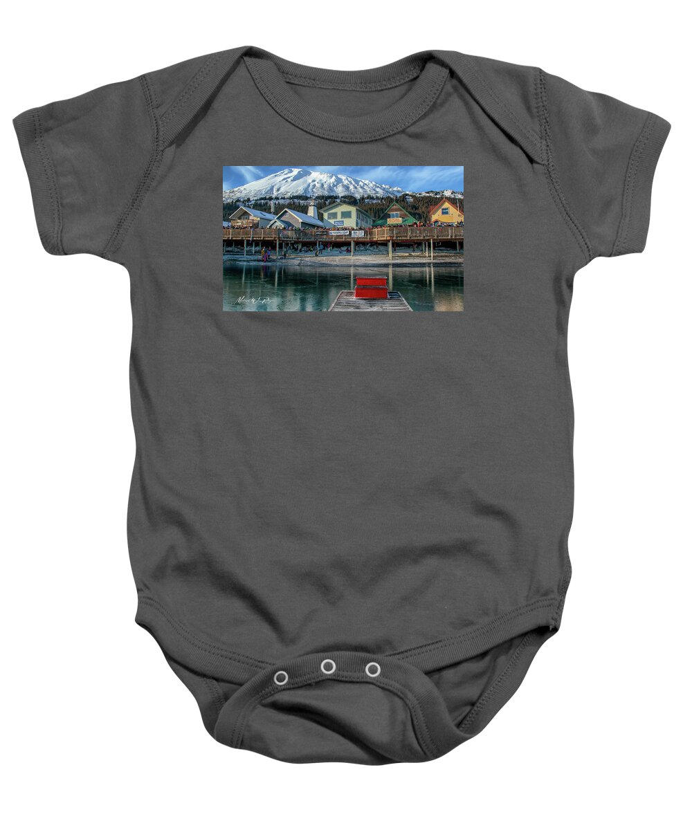  Baby Onesie featuring the photograph Seward Alaska #1 by Michael W Rogers