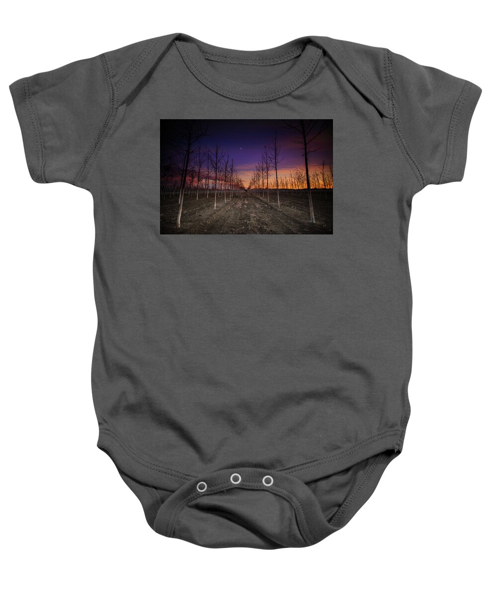  Baby Onesie featuring the photograph Starlight #1 by Nicole Engstrom
