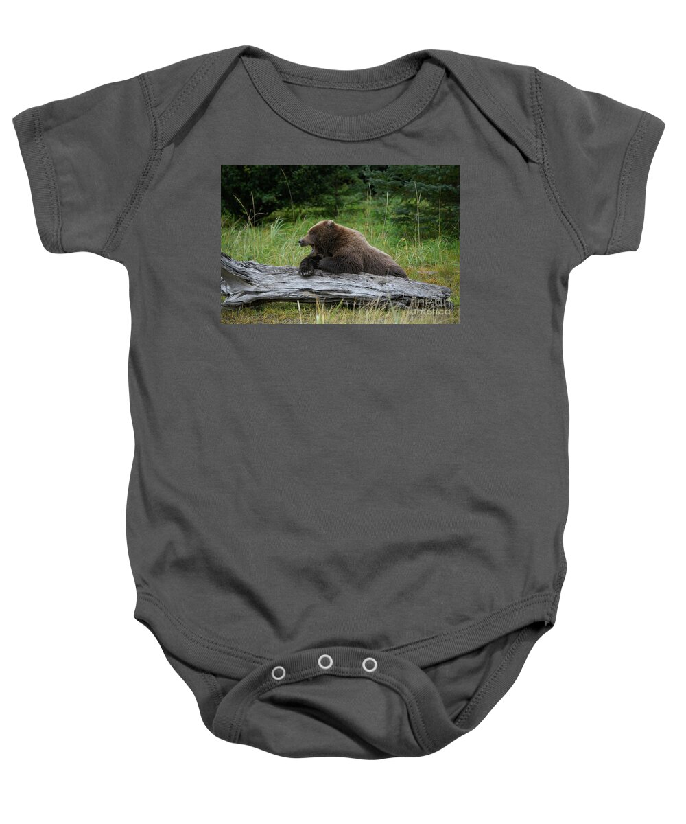 Alaska Baby Onesie featuring the photograph Time to Wake Up #1 by Patrick Nowotny