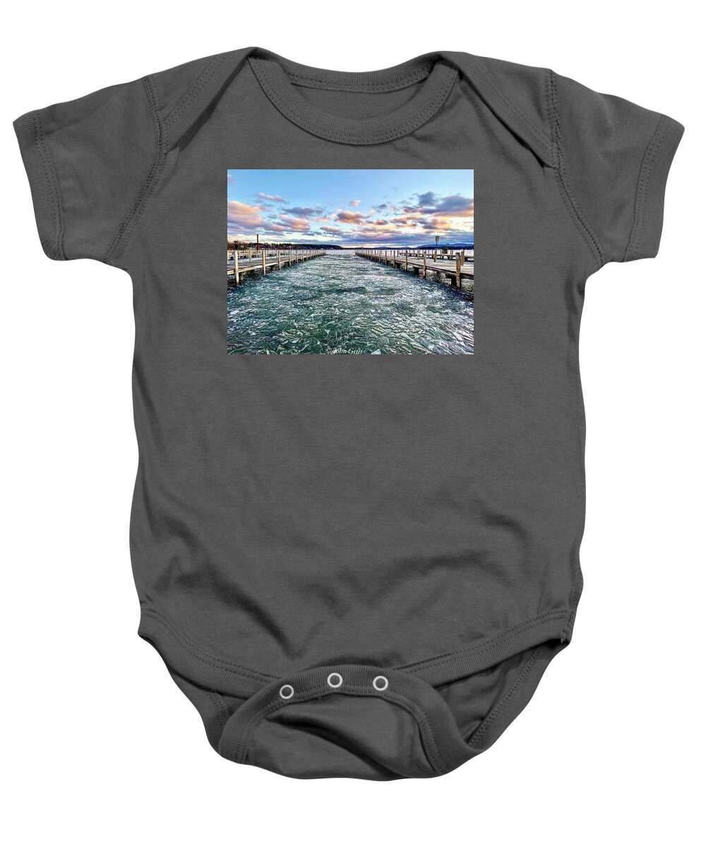  Baby Onesie featuring the photograph Wolfeboro #6 by John Gisis