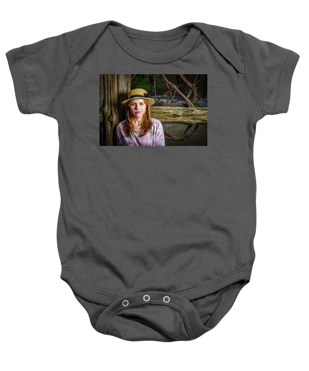 Young Baby Onesie featuring the photograph Young Girl #1 by Alexander Image