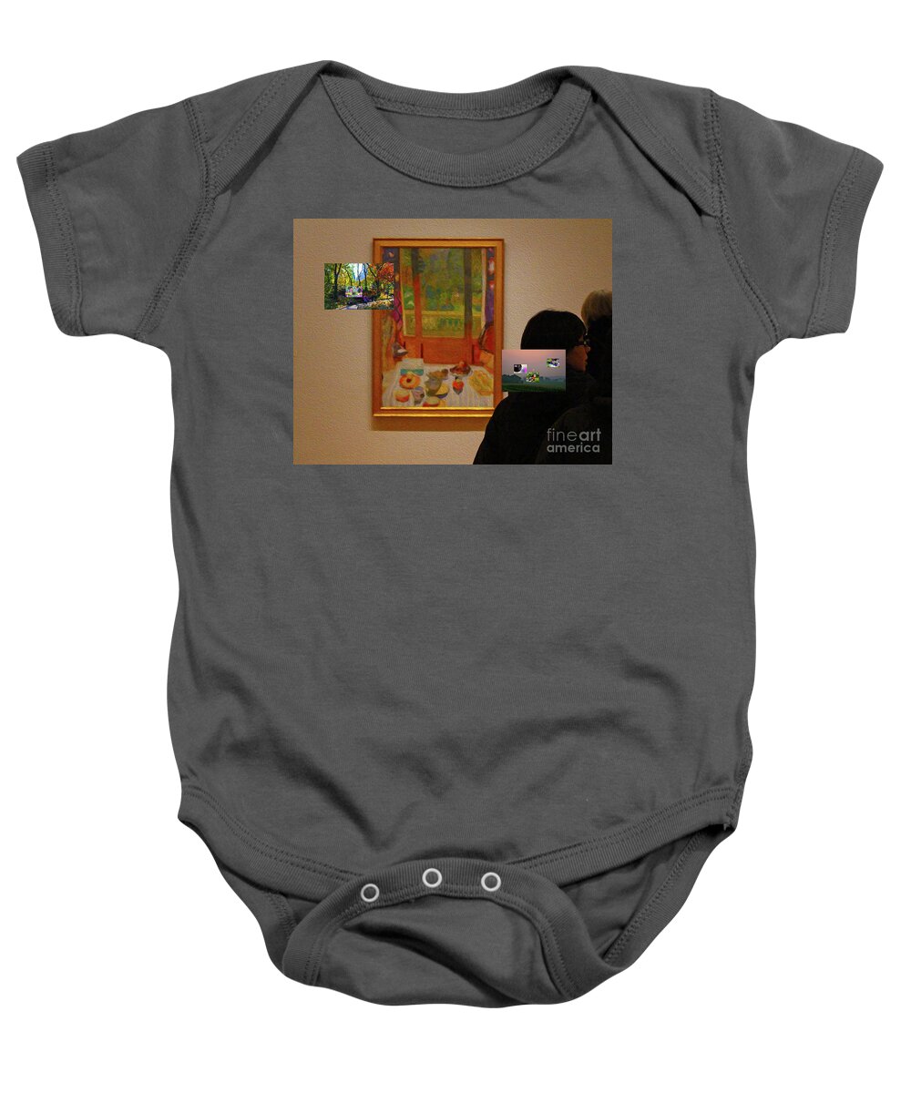 Walter Paul Bebirian: Volord Kingdom Art Collection Grand Gallery Baby Onesie featuring the digital art 12-5-2019e by Walter Paul Bebirian