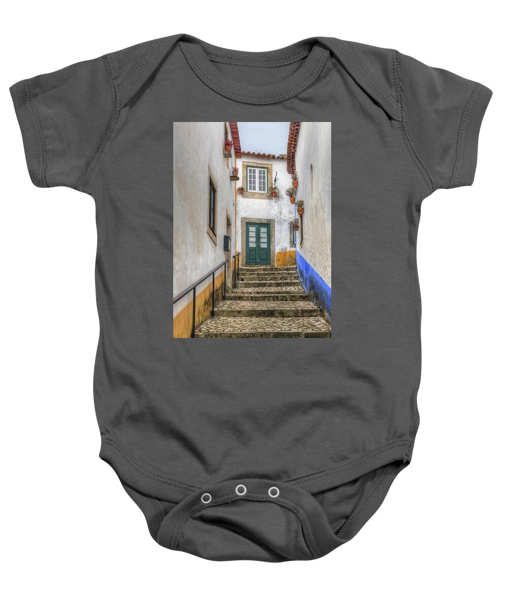Obidos Baby Onesie featuring the photograph Obidos - Portugal #2 by Joana Kruse