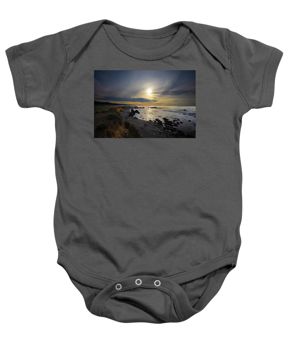  Baby Onesie featuring the photograph San Simeon #2 by Lars Mikkelsen