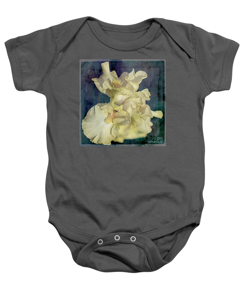 Flower Baby Onesie featuring the photograph Iris #3 by Cathy Donohoue