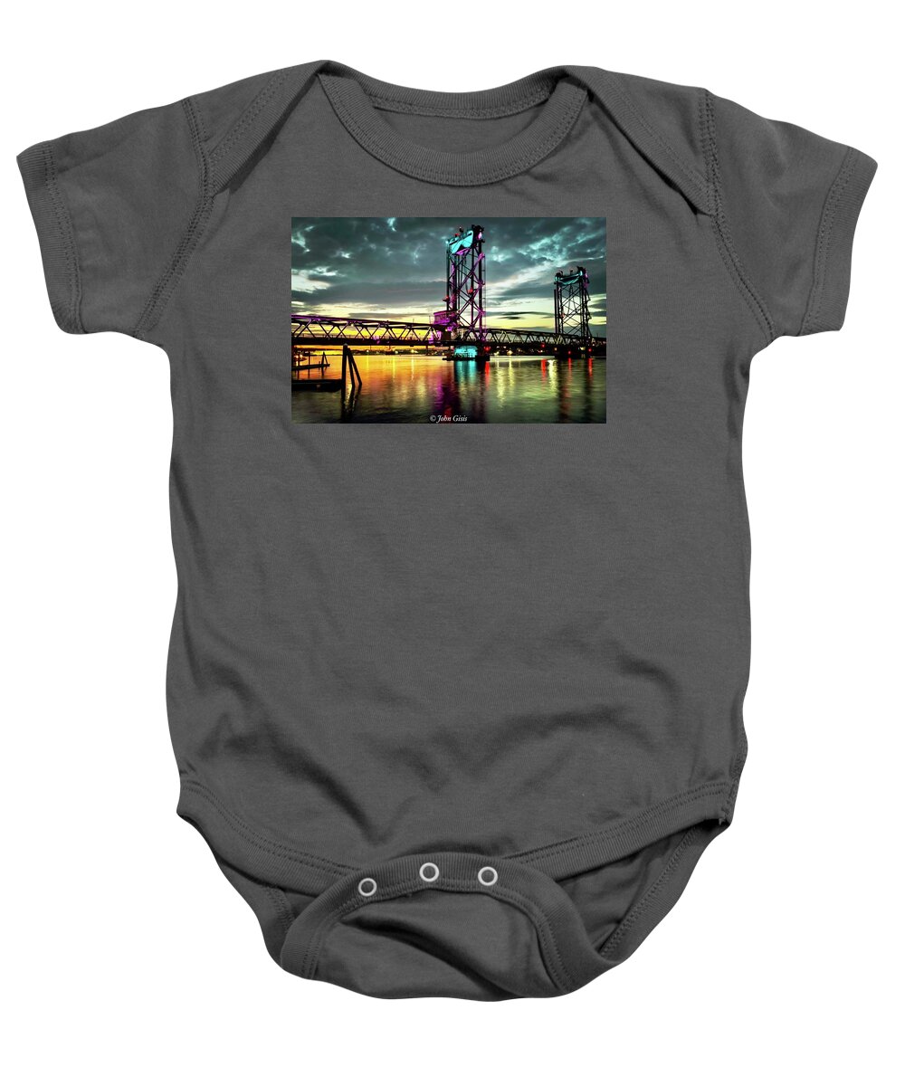  Baby Onesie featuring the photograph Portsmouth by John Gisis