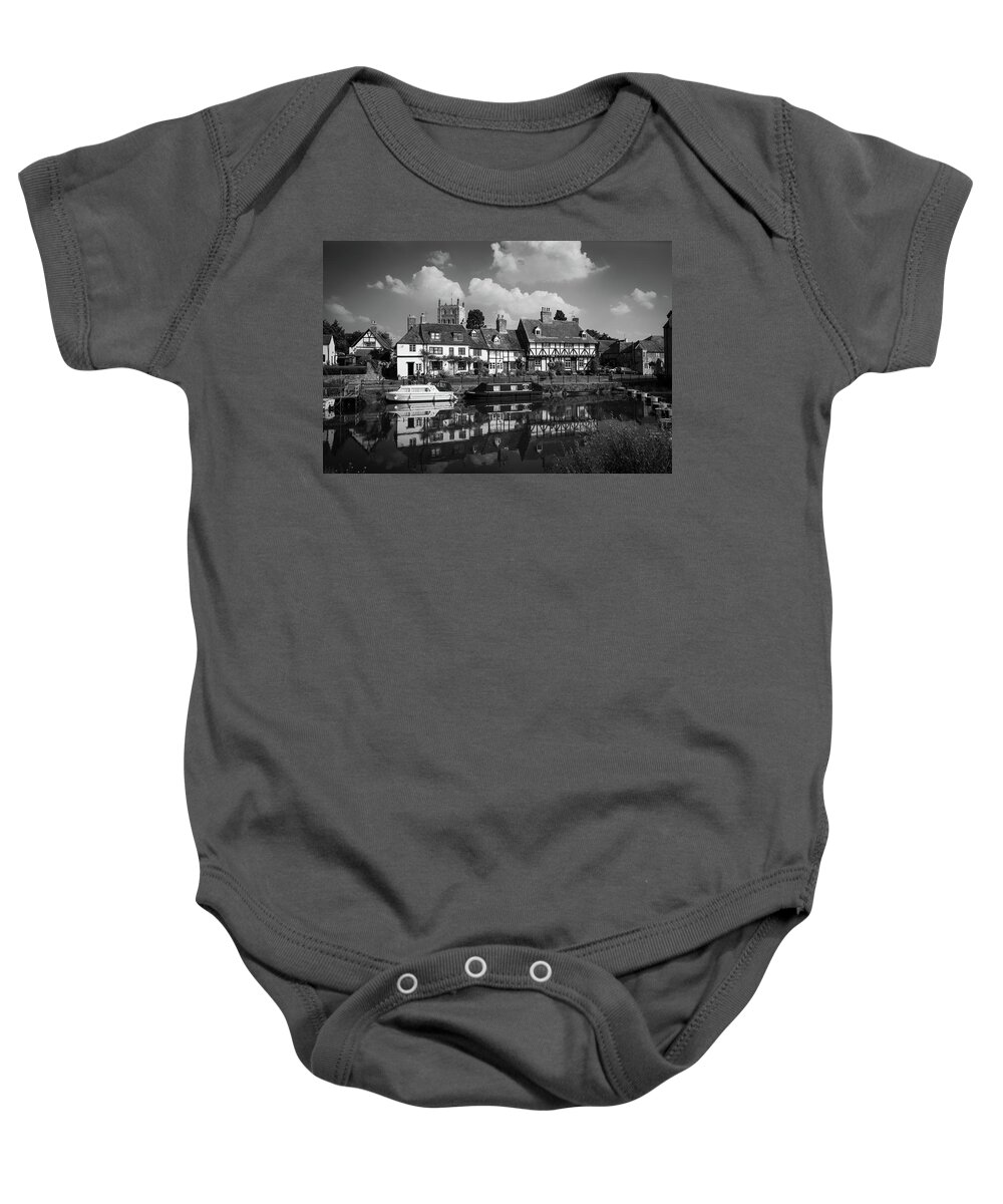 Britain Baby Onesie featuring the photograph Picturesque Gloucestershire - Tewkesbury #5 by Seeables Visual Arts