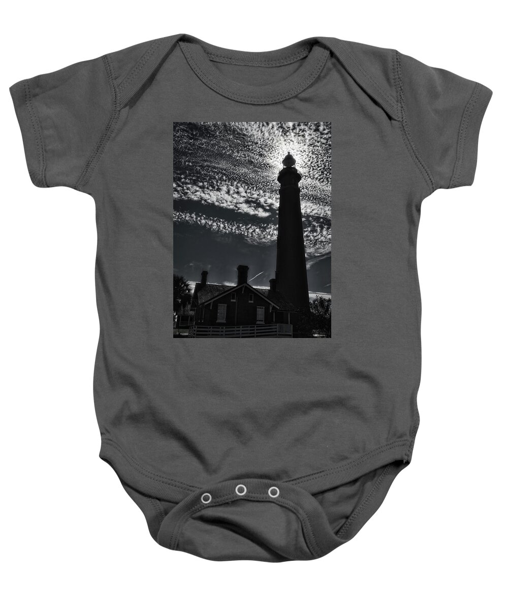Lighthouse Baby Onesie featuring the photograph Ponce Inlet Lighthouse #7 by George Taylor