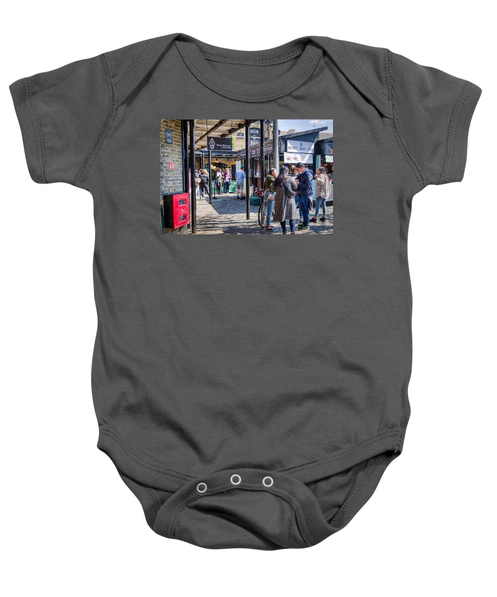 Stables Market Baby Onesie featuring the photograph Stables Market #8 by Raymond Hill