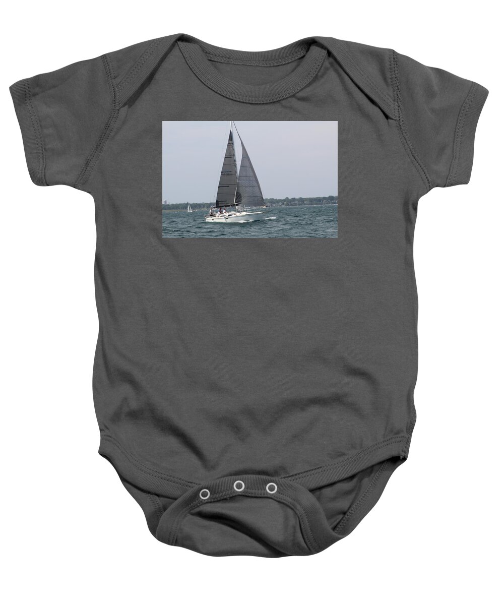  Baby Onesie featuring the photograph The race #78 by Jean Wolfrum