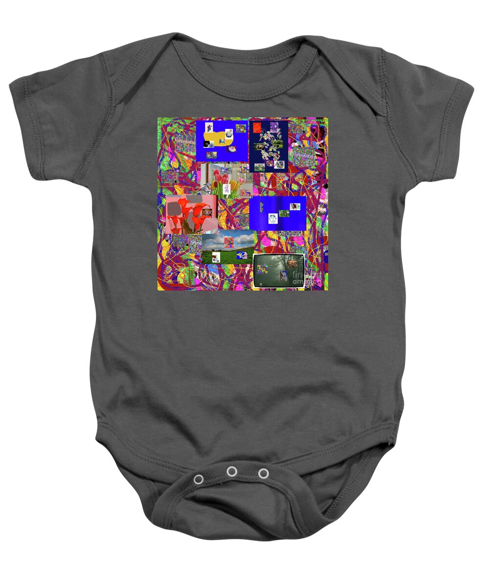Walter Paul Bebirian: Volord Kingdom Art Collection Grand Gallery Baby Onesie featuring the digital art 9-18-2020g by Walter Paul Bebirian