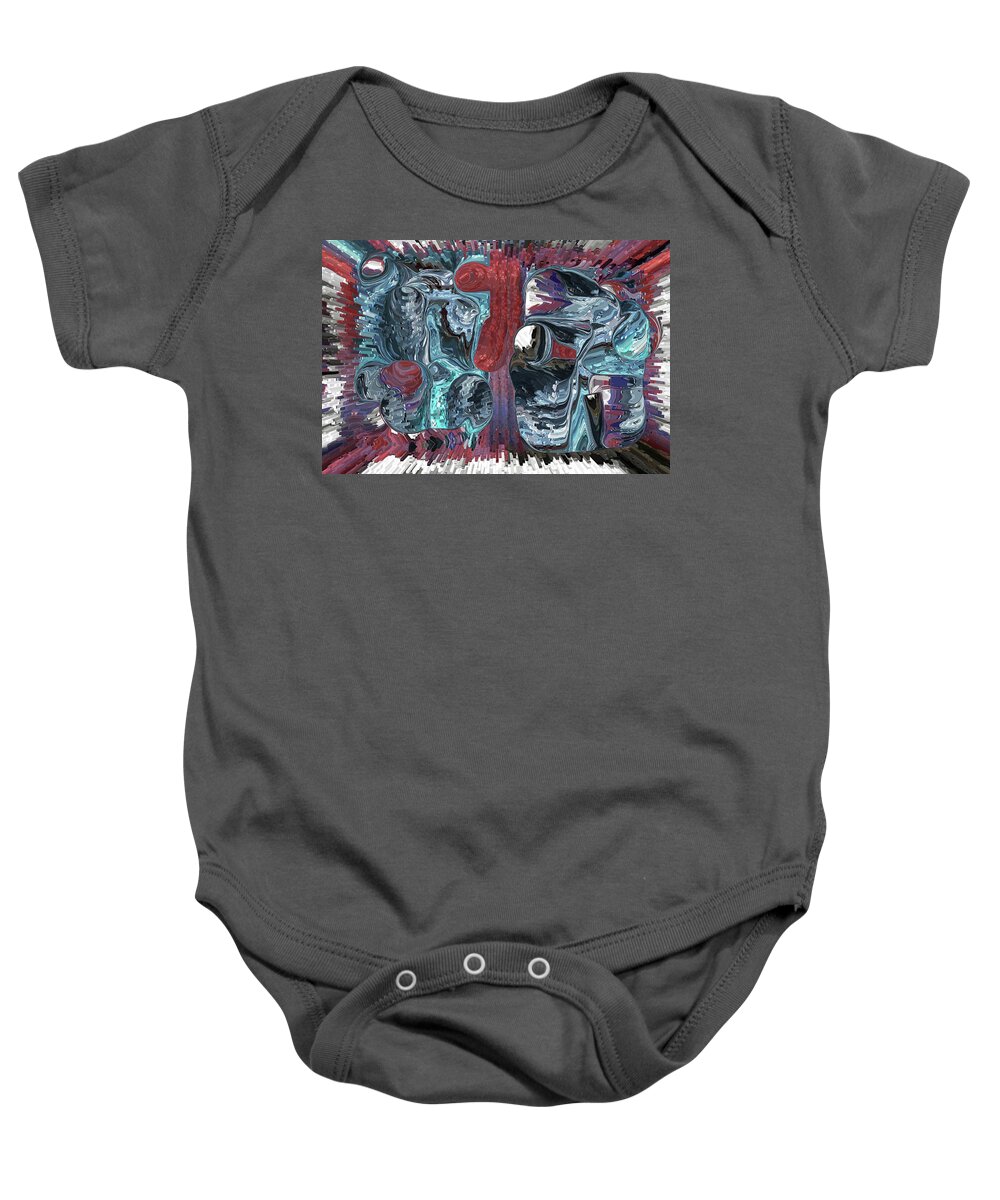 Fine Baby Onesie featuring the photograph A Fine and Fancy Ramble to the Zoo by Wayne King