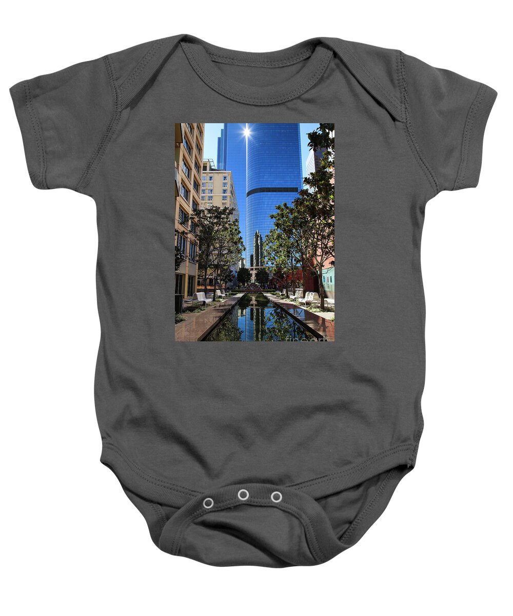 Photography Baby Onesie featuring the photograph A Quiet Downtown Nook by Erin Marie Davis