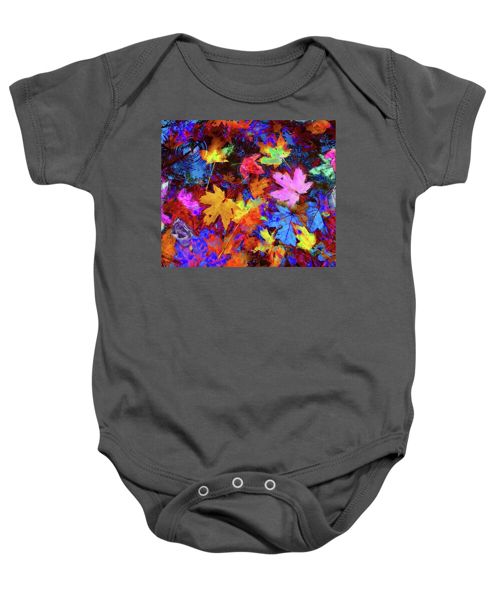 Colors Baby Onesie featuring the photograph A Ripple in Time by Wayne King