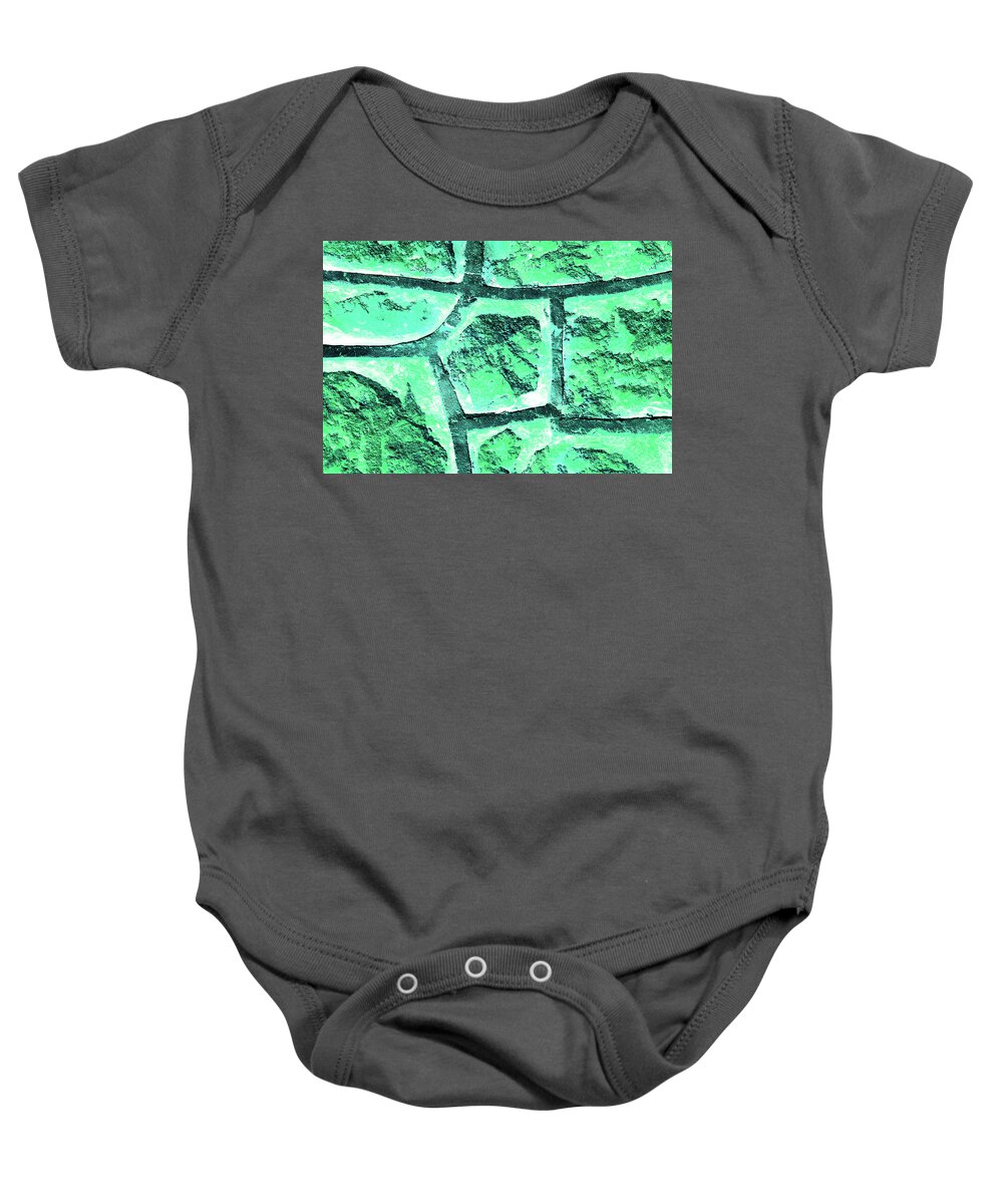 Abstract Baby Onesie featuring the photograph Abstract Textures 35b by Mike McGlothlen