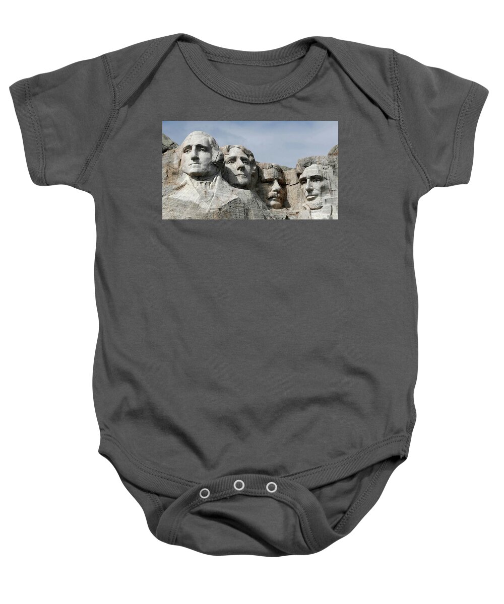 American Baby Onesie featuring the photograph American Monuments by Action