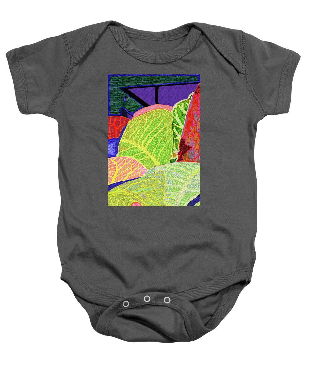 Patterns Baby Onesie featuring the digital art Apartment Life by Rod Whyte