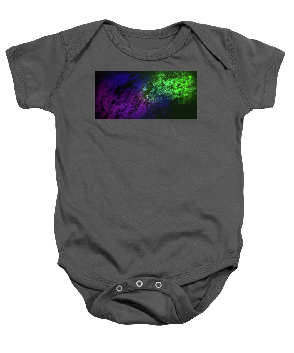 Colorful Baby Onesie featuring the digital art Art - The Coral Reef by Matthias Zegveld