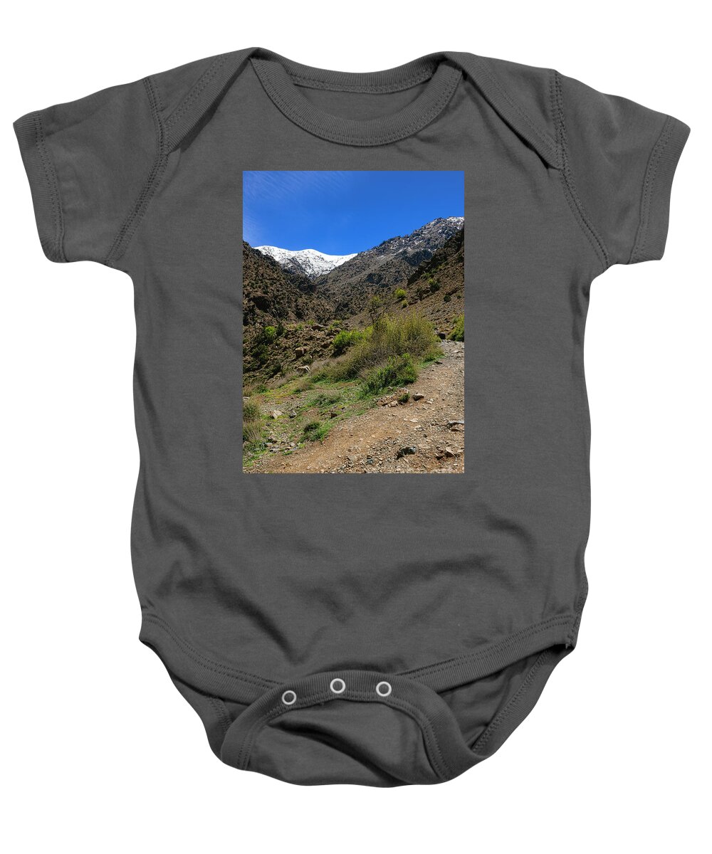 Morocco Baby Onesie featuring the photograph Atlas Mountains in Morocco by Olivier Le Queinec