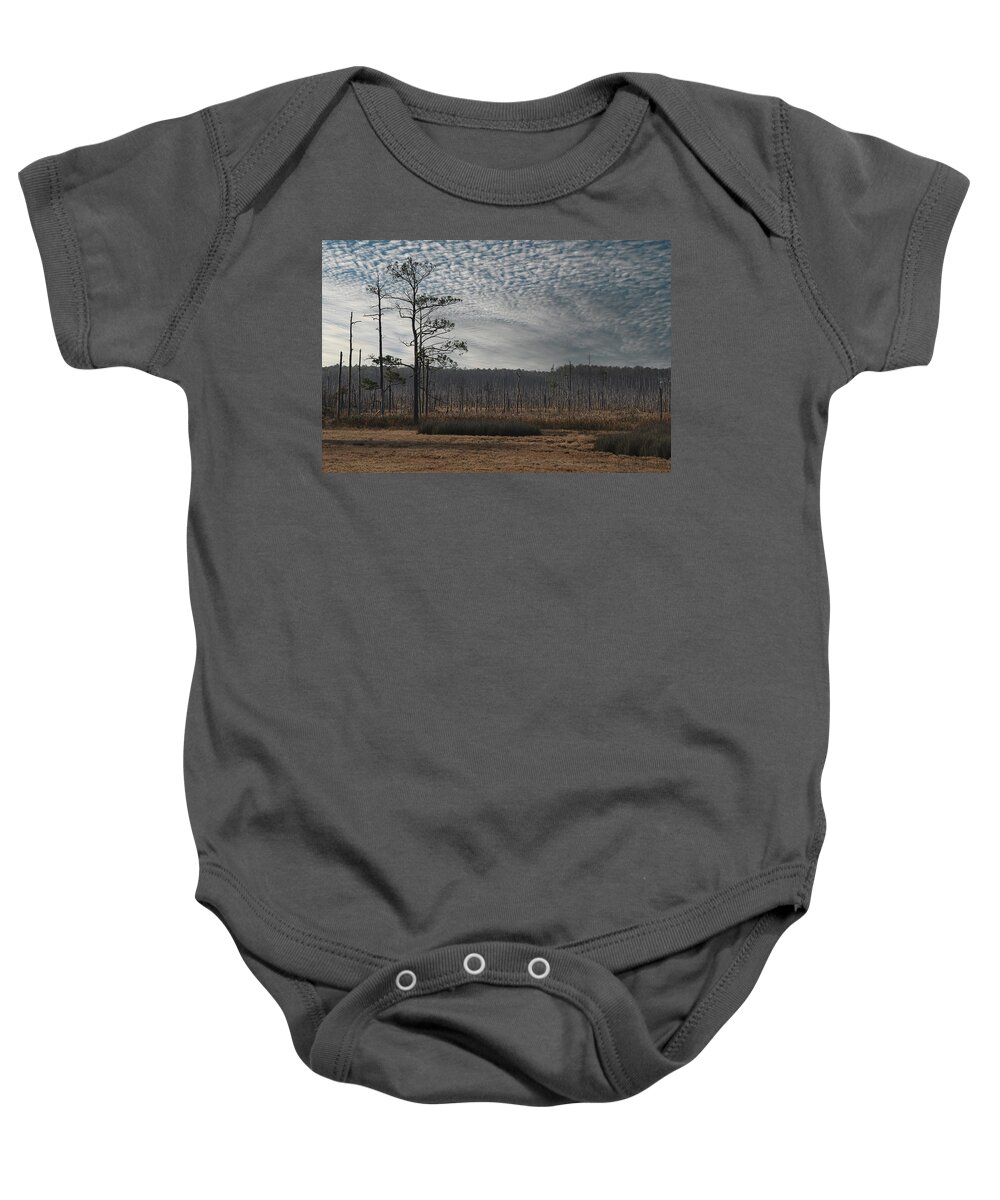 Delaware Baby Onesie featuring the photograph Autumn Morning 8 by Robert Fawcett
