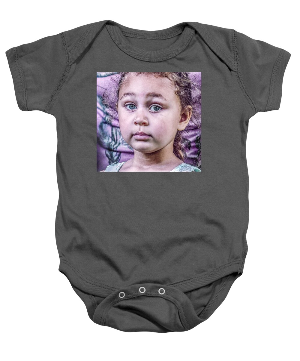 Ava Baby Onesie featuring the photograph Ava 2019 by WAZgriffin Digital