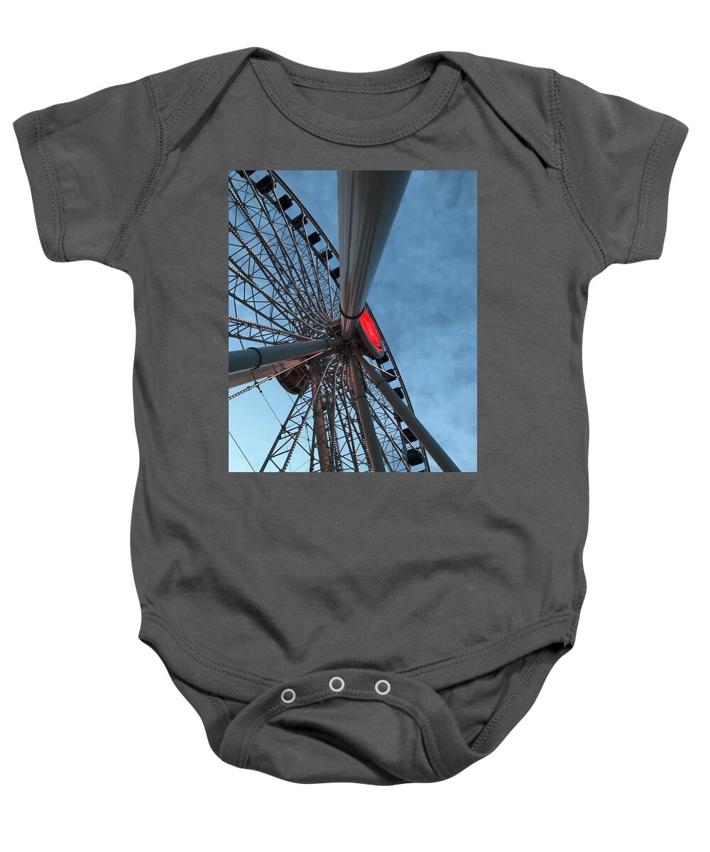 Ferris Baby Onesie featuring the photograph Big Wheel by Lee Darnell