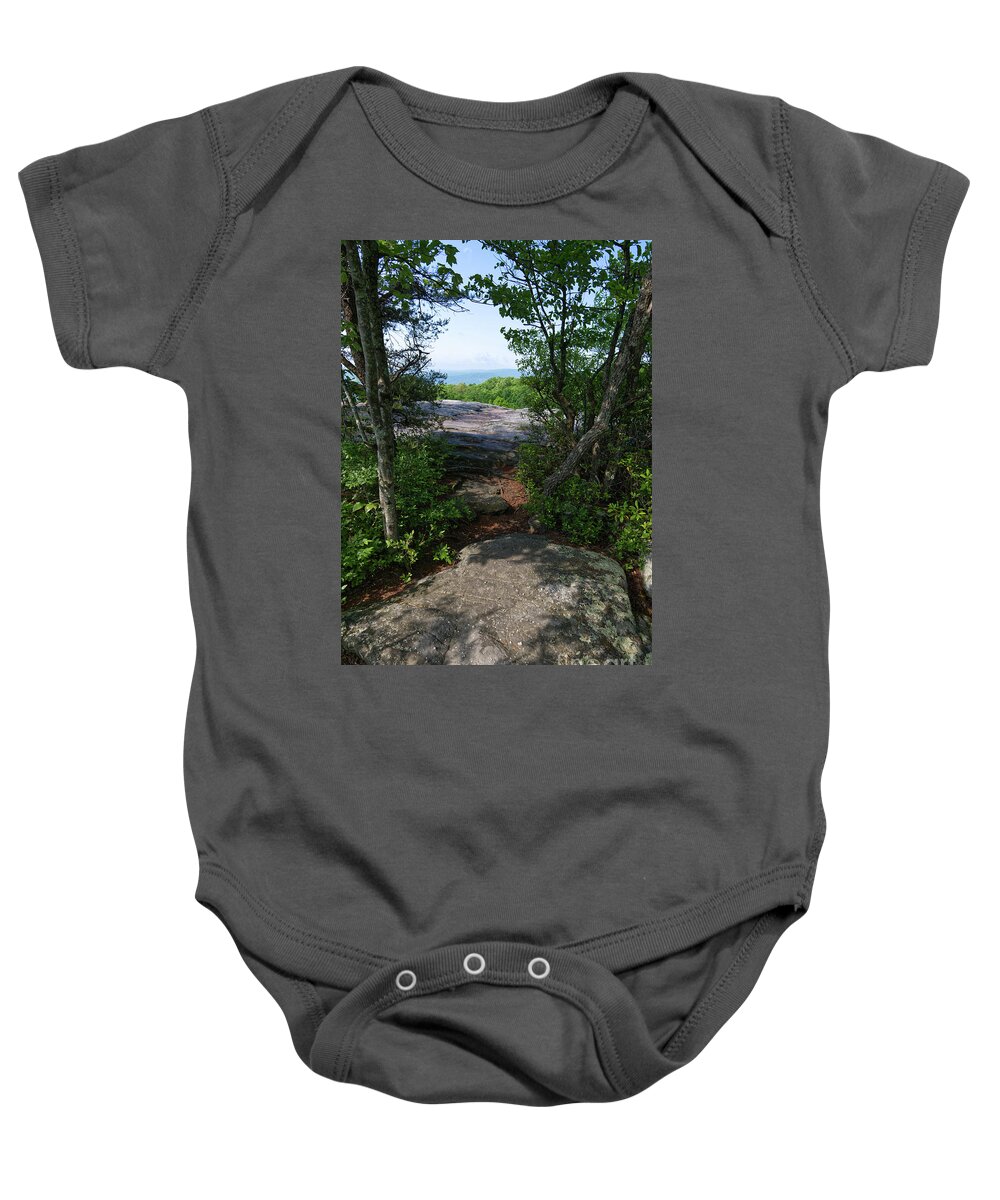 Mountain Baby Onesie featuring the photograph Black Mountain 27 by Phil Perkins