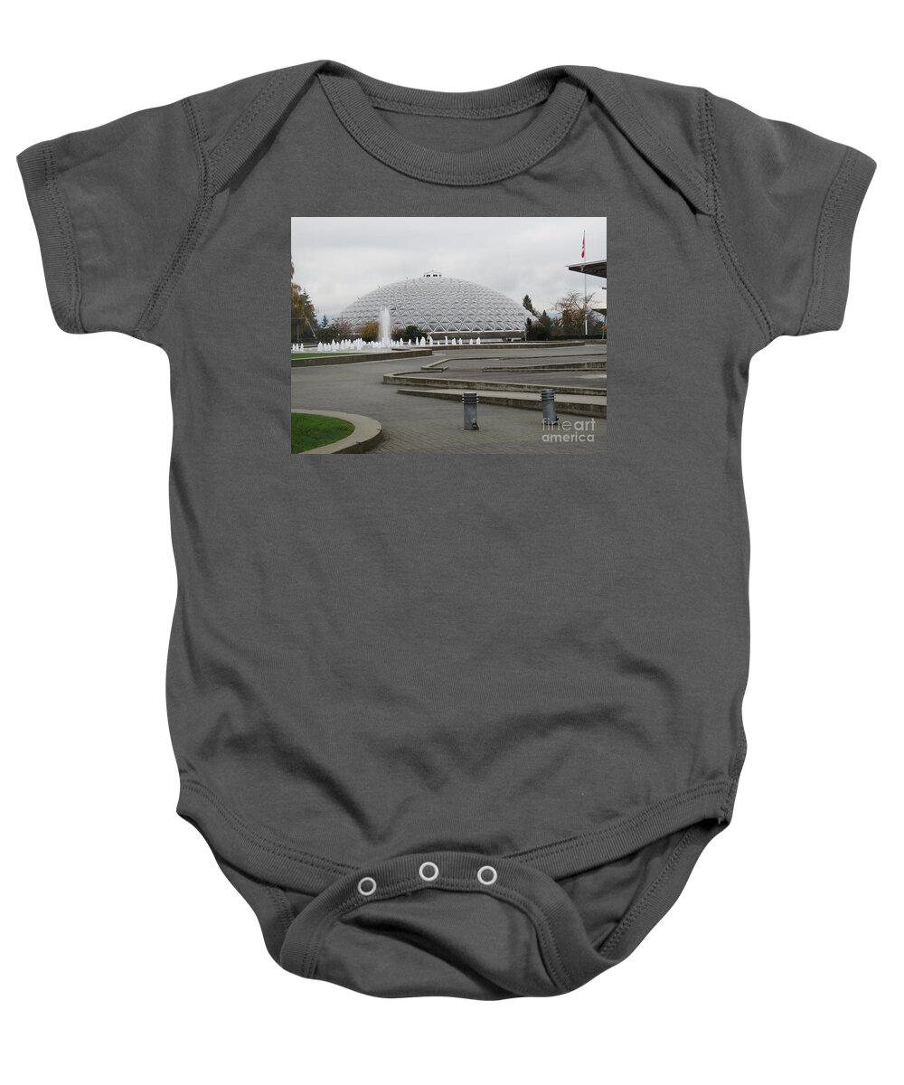 Fall Baby Onesie featuring the photograph Bloedel Conservatory by Mary Mikawoz