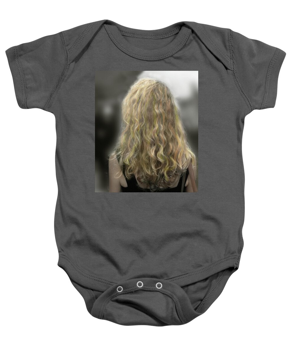 Blond Baby Onesie featuring the photograph Blonde Ringlets by Wayne King