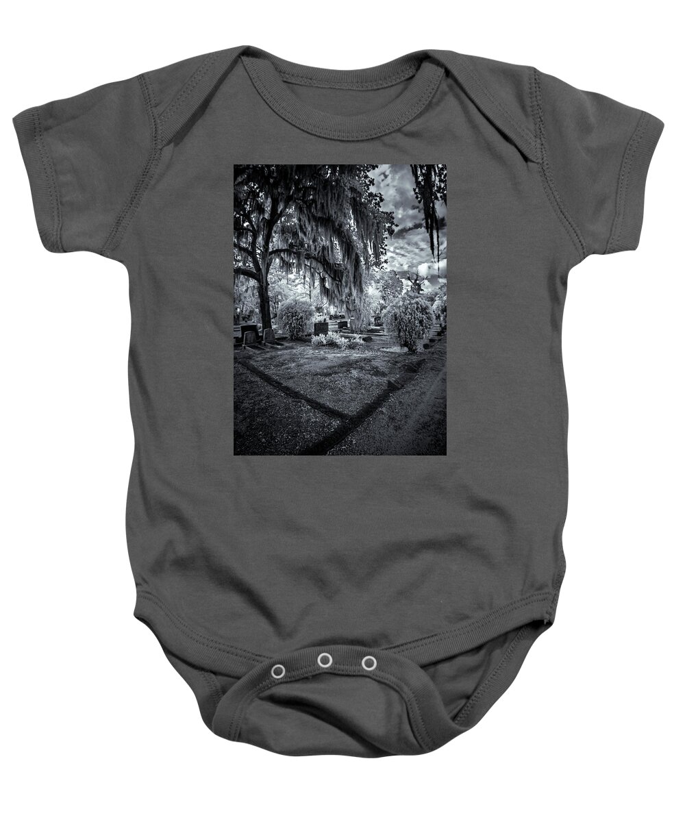 Marietta Georgia Baby Onesie featuring the photograph Bonaventure Cemetery III by Tom Singleton