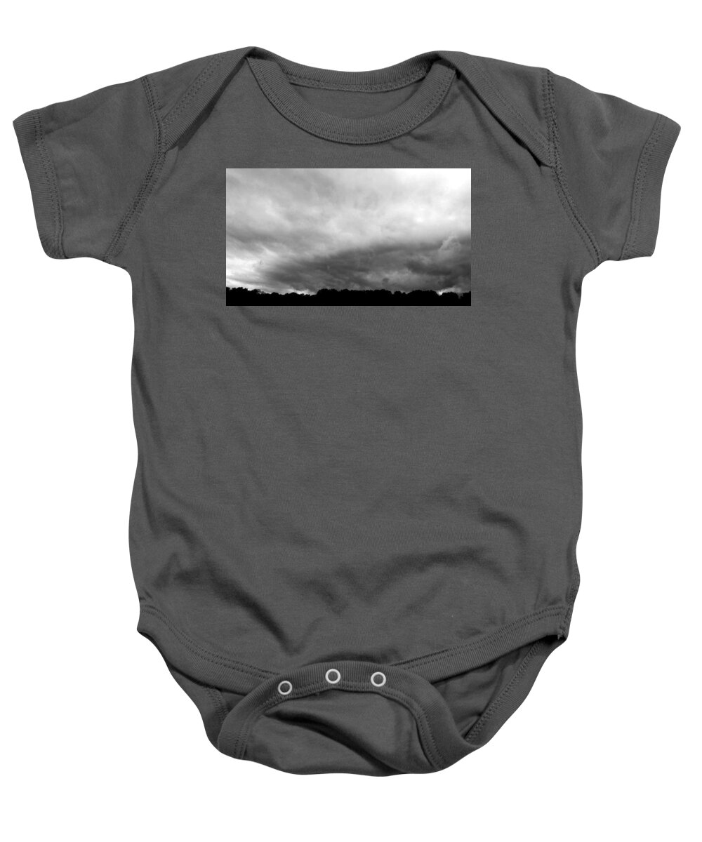 Weather Baby Onesie featuring the photograph Bring Me April Showers by Ally White