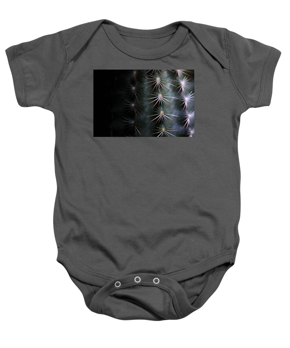 Cactus Baby Onesie featuring the photograph Cactus 9536 by Julie Powell