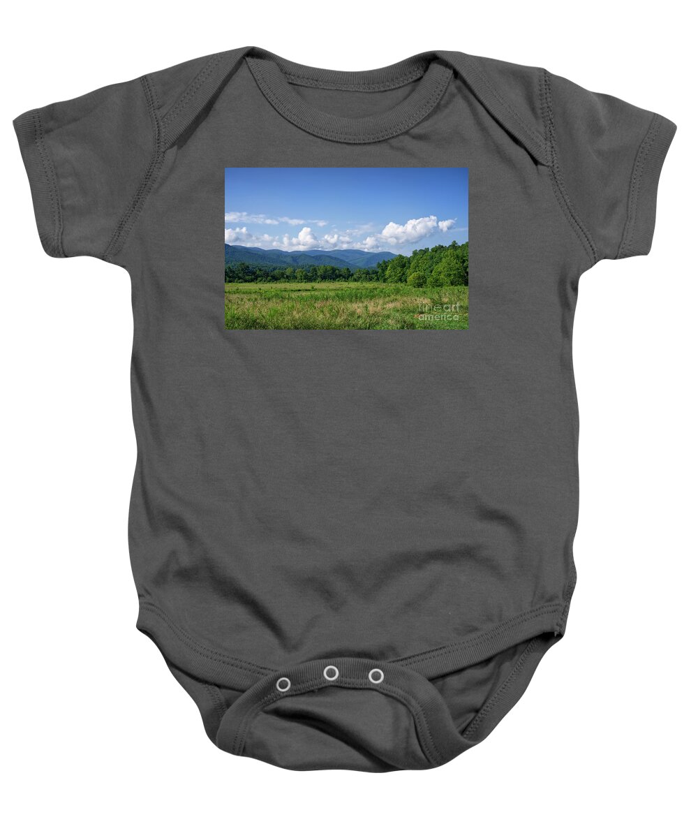 Tennessee Baby Onesie featuring the photograph Cades Cove Landscape 3 by Phil Perkins