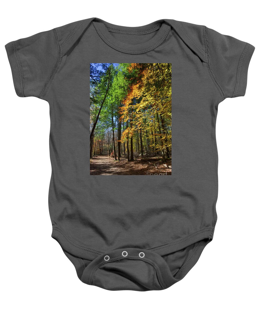 Autumn Baby Onesie featuring the photograph Cades Cove Landscape 5 by Phil Perkins