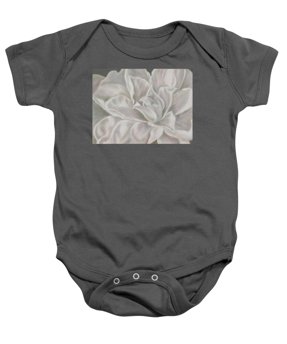 Art Baby Onesie featuring the painting Camellia by Tammy Pool