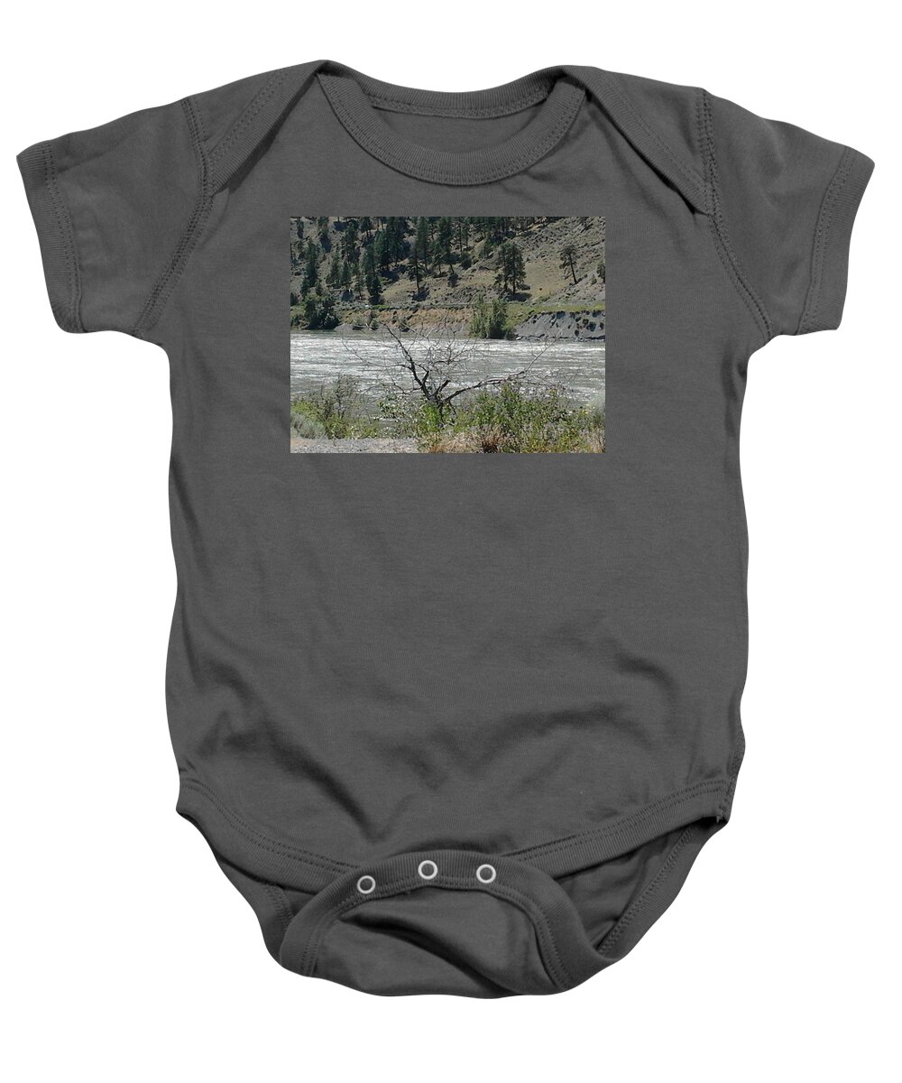 Thompson Baby Onesie featuring the photograph Canyon River by James Cousineau