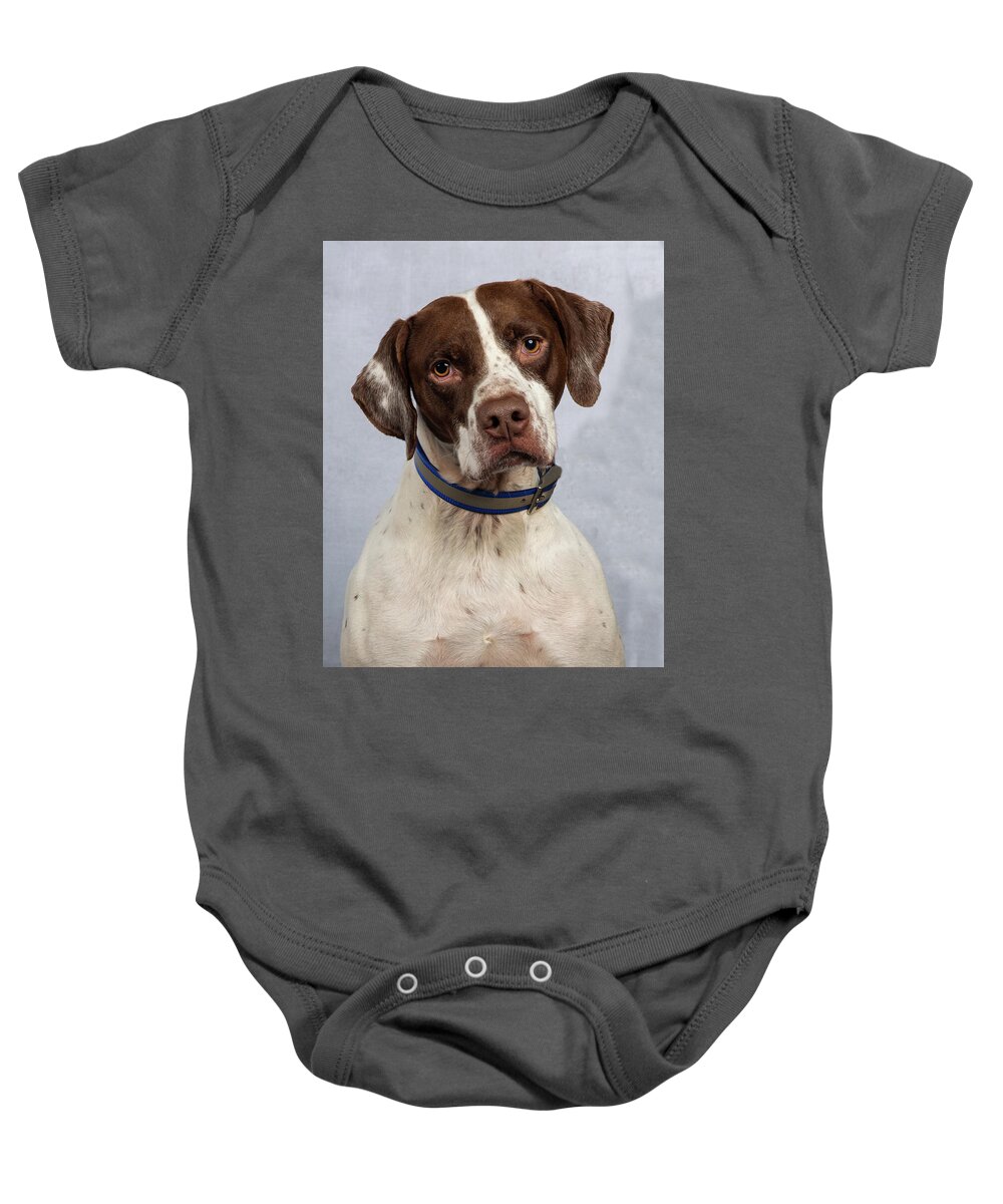 January2020 Baby Onesie featuring the photograph Charlie 2 by Rebecca Cozart