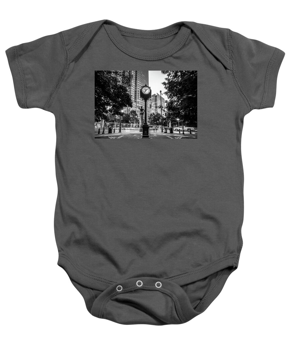 Buildings Baby Onesie featuring the photograph Charlotte Skyline 37 by Serge Skiba