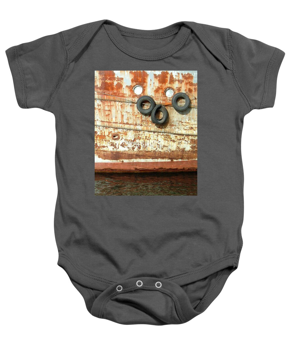  Baby Onesie featuring the photograph Chinese Boat 3 by Jim Whitley