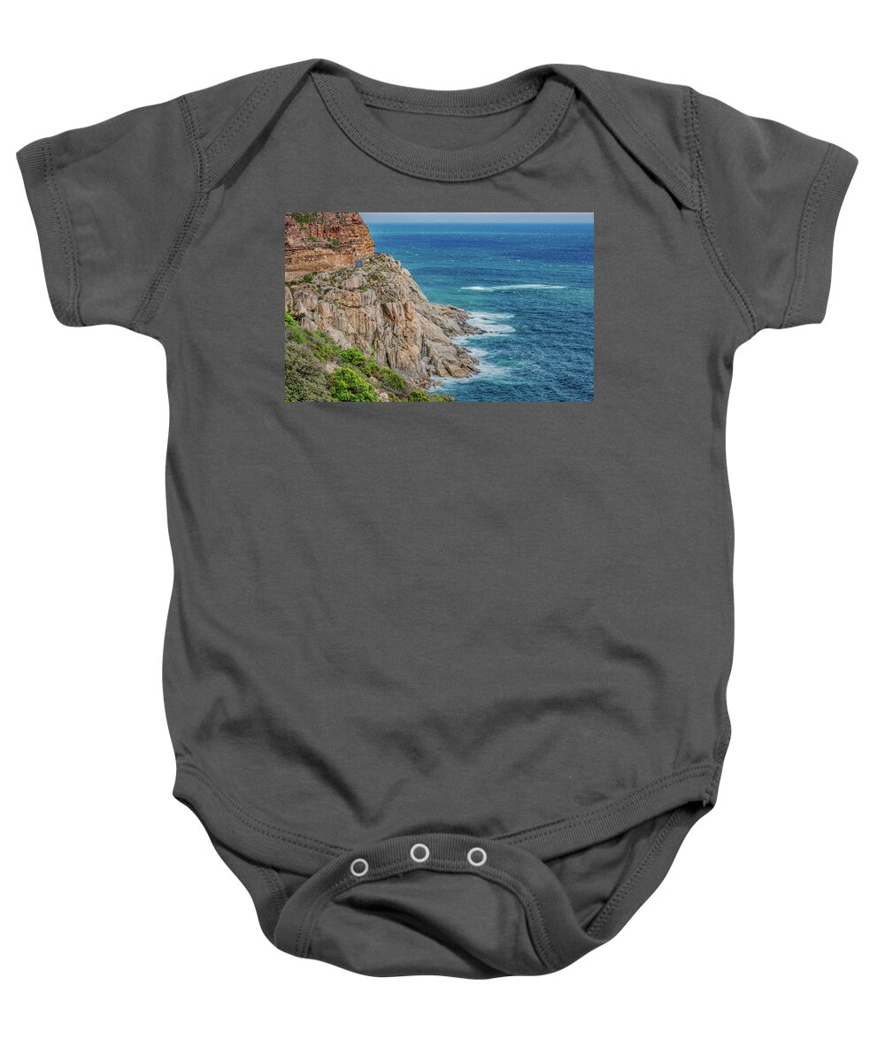 South Africa Baby Onesie featuring the photograph Coastal Beauty of South Africa by Marcy Wielfaert