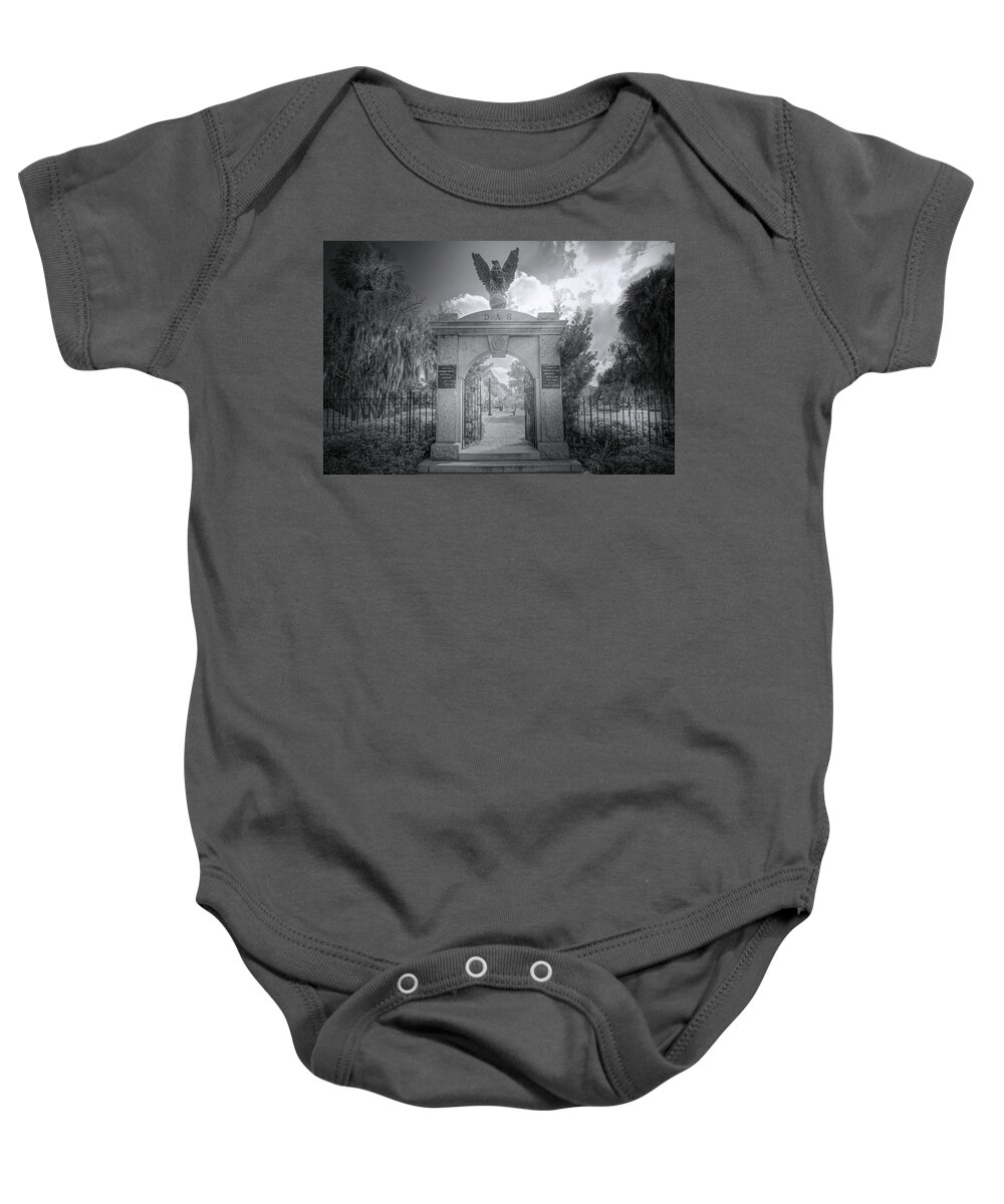 Colonial Park Cemetery Baby Onesie featuring the photograph Colonial Park Cemetery by Mark Andrew Thomas